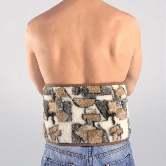 Wide summer back support belt